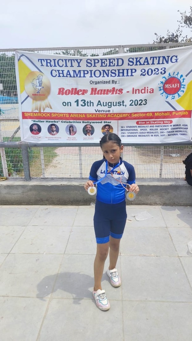 Tricity Speed Skating Championship 2023 - Gurukul World School