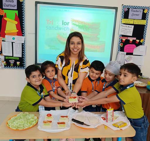 Independence Day | Tricolour sandwich making activity