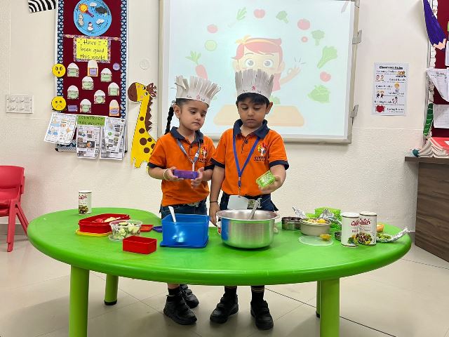 Nutrition Week Activity-Sprout Salad Making