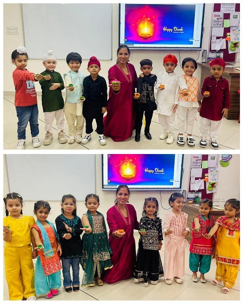 Diya Colouring Activity